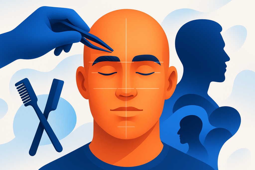 Visagismo Masculino para Calvos: Melhores Opções e Estilos
