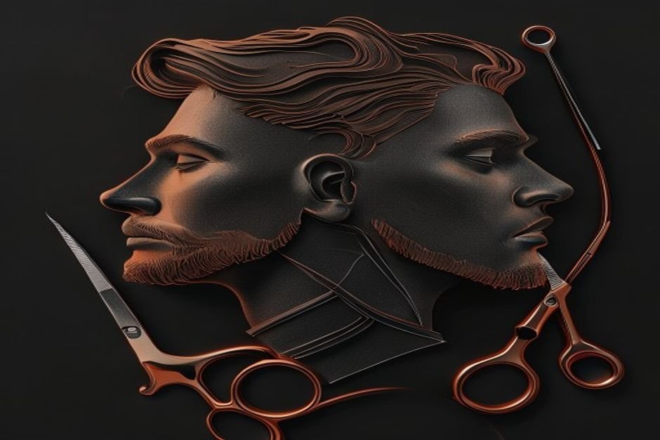visagismo masculino corte ideal formato rosto na Tribe Barbershop em Taubaté